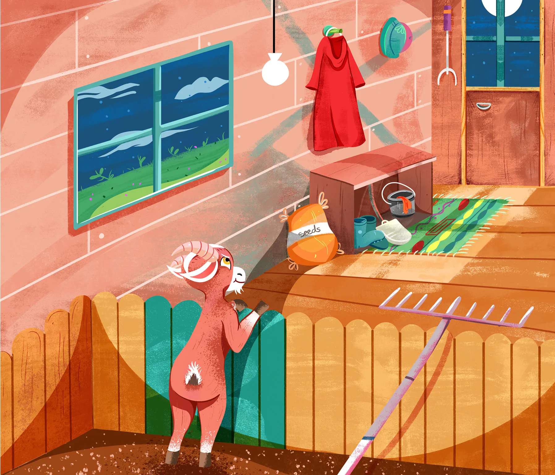 The Long red coat, imagen 1